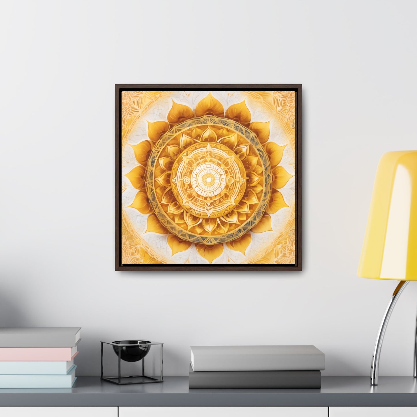 Solar plexus gallery art, Square Frame