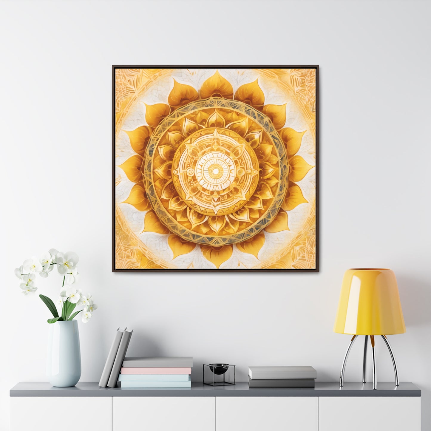 Solar plexus gallery art, Square Frame