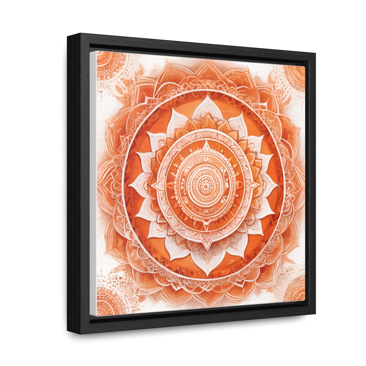 Sacral chakra gallery art, Square Frame