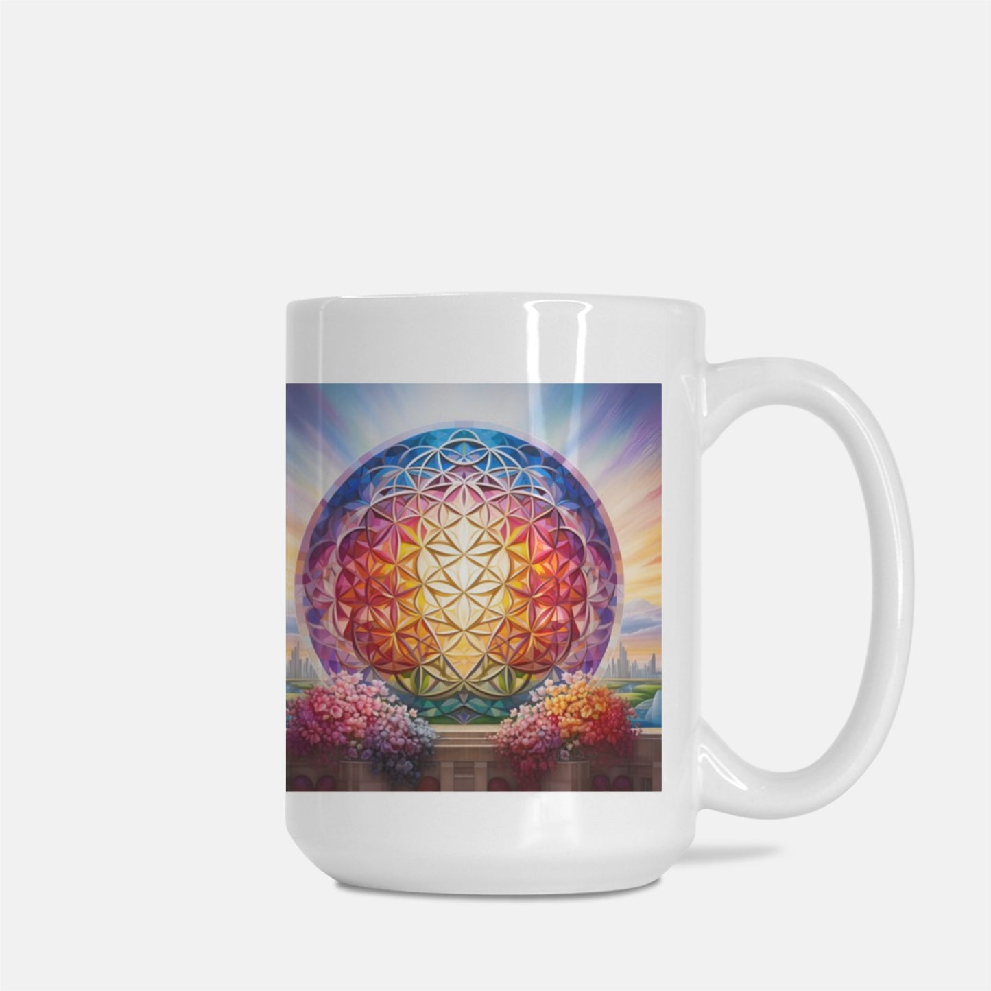 Flower of life mug 15oz.