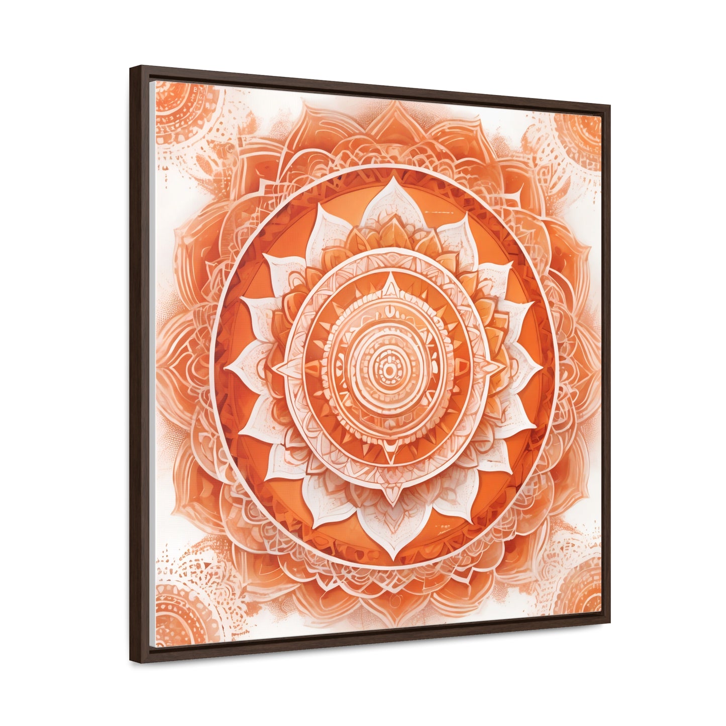 Sacral chakra gallery art, Square Frame