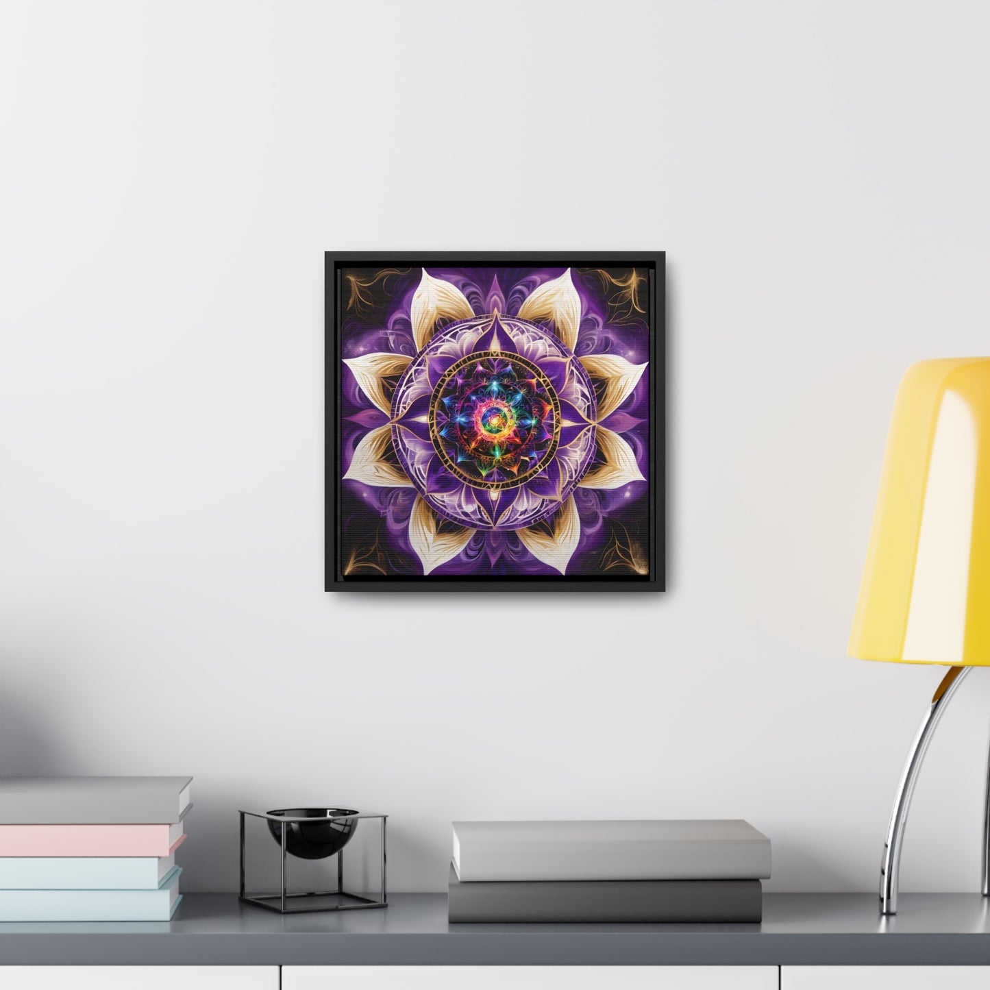 Soul star chakra gallery art, Square Frame