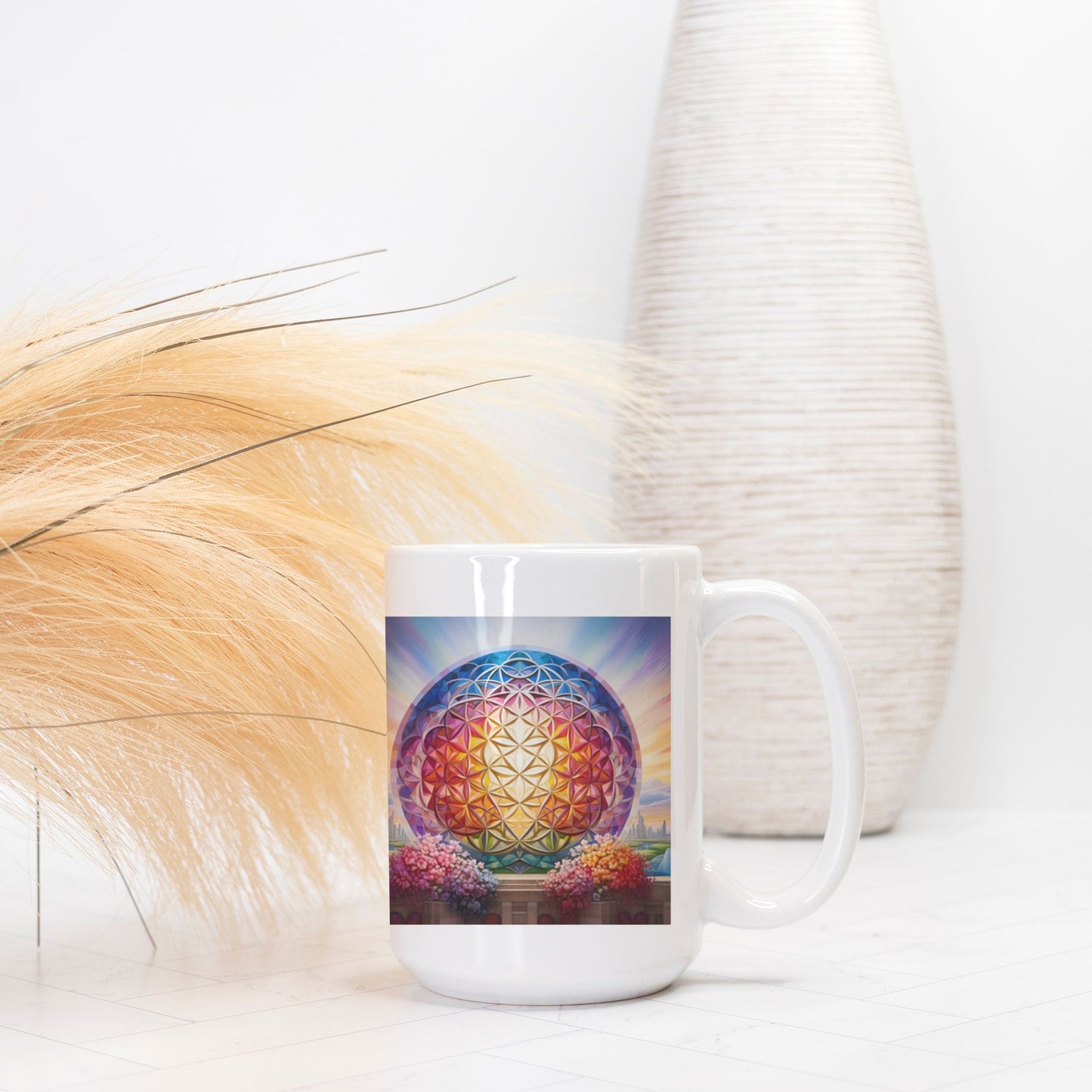 Flower of life mug 15oz.